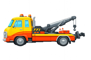 Abschleppdienst Illustration